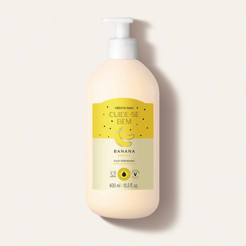 Cuide-se Bem Feira Banana Moisturising Body Lotion, 400ml