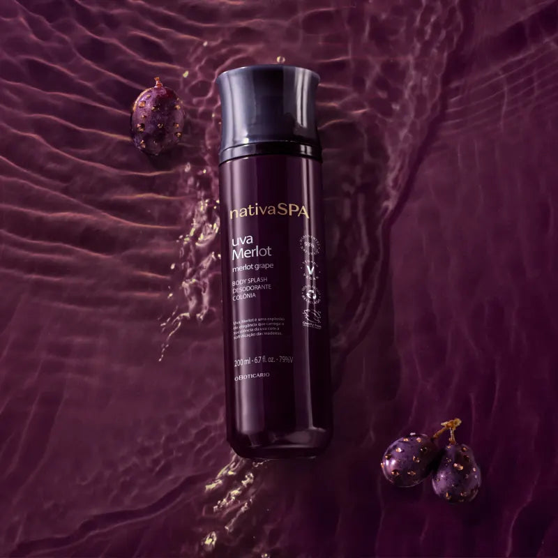 Nativa Spa Merlot Grape Body Splash 200ml