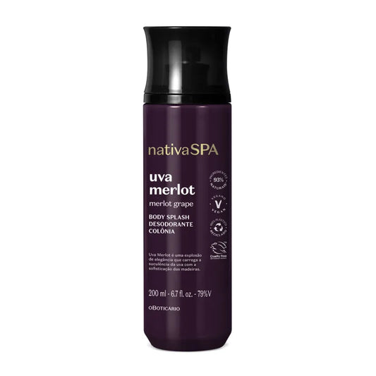 Nativa Spa Merlot Grape Body Splash 200ml