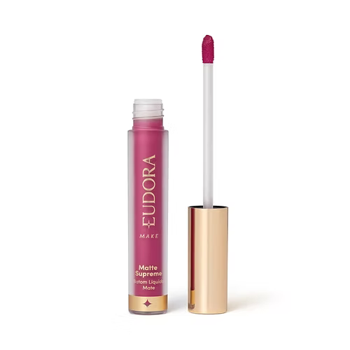 Eudora - Matte Supreme (Labios) - Batom Liquido Fucsia Valioso 4,0Ml (0.14 FlOz)