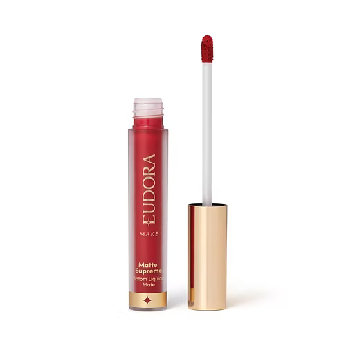 Eudora - Matte Supreme (Labios) - Batom Liquido Vermelho Ambar 4,0Ml (0.14 FlOz)
