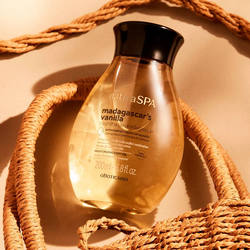Nativa Spa Madagascar Vanilla Moisturising Body Oil 200ml