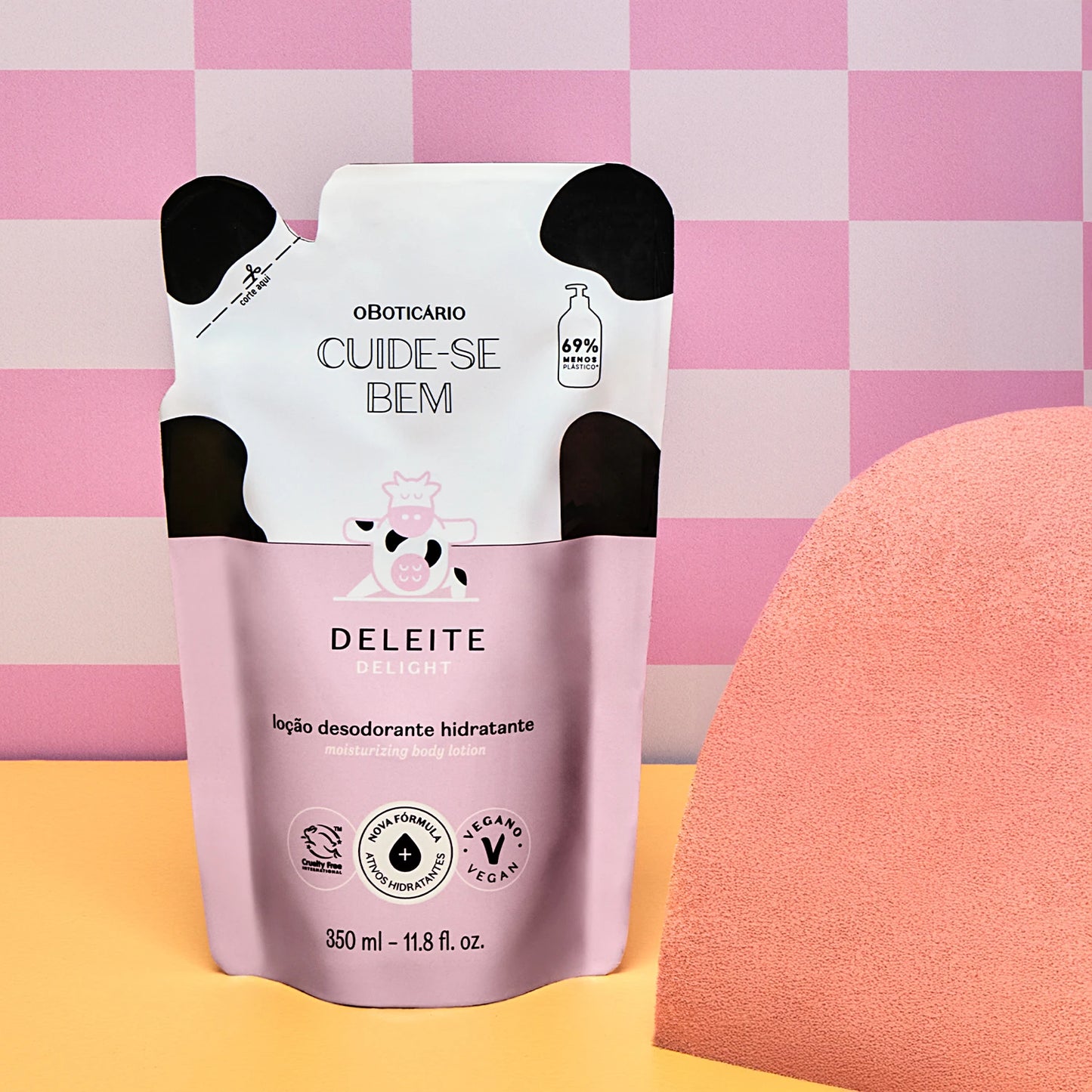 Cuide-se Bem Deleite Moisturising Body Lotion Refill  350ml