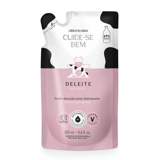 Cuide-se Bem Deleite Moisturising Body Lotion Refill  350ml