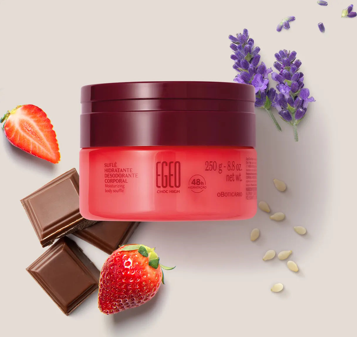 Egeo Choc High Moisturising Body Soufflé 250g